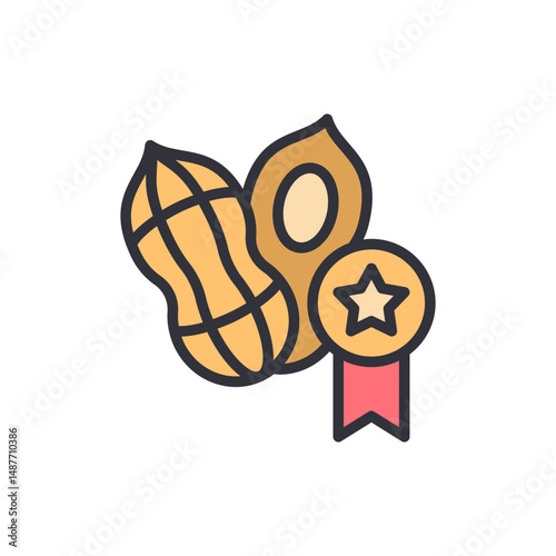 Premium Peanut Quality Award With A Transparent Display For Best Taste