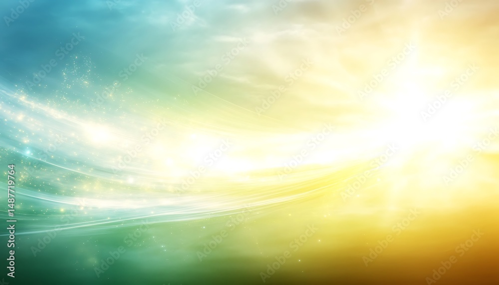 Obraz premium Pastel sky, glowing light