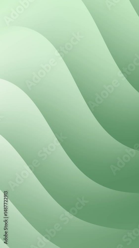 Pale green gradient curves suitable for serene design themes. Ideal for backgrounds, websites, print materials, and presentation slides.	