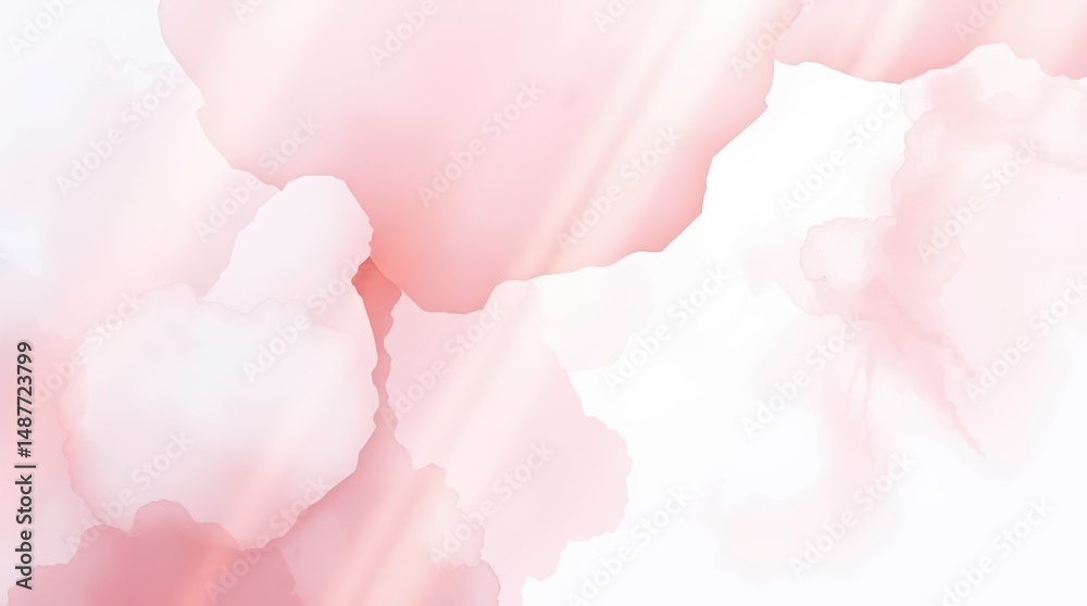 Fototapeta premium Abstract Pink Watercolor Background