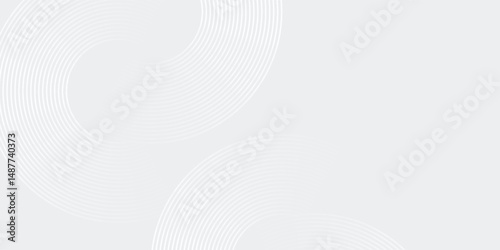 abstract background with circular wave patterns in soft gray tones. Minimalist and futuristic, modern trendy design in Vector EPS 10