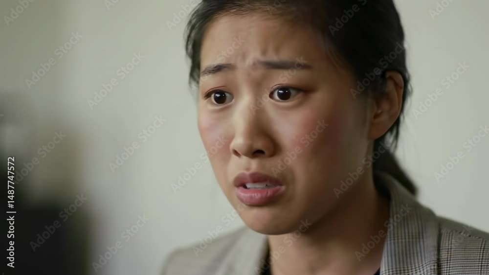 Sad Woman Expressing Disappointment Sad Woman Expressing Disappointment