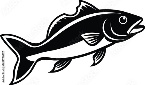 walleye fish silhouette