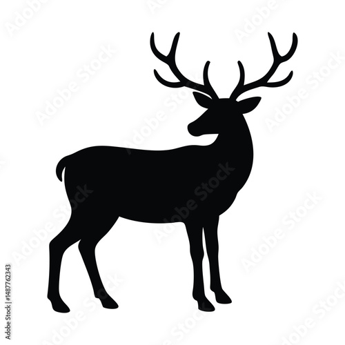 Adobe Illustrator Artwork deer silhouette