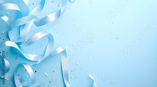 Celebration event background festive atmosphere graphic design sky blue setting pastel theme