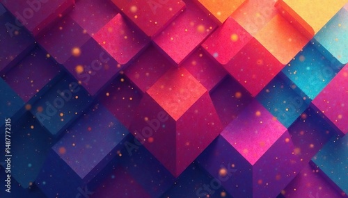 Abstract geometric shapes forming a repeating design , illustration, subtle, repeating