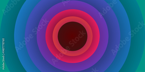 abstract colorful background with circles