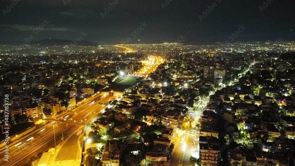 Obraz premium city at night