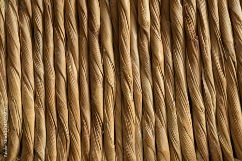 ABSTRACCIÓN DE FIBRAS DE TYPHA TRENZADAS