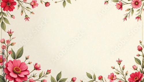 Subtle repeating floral motif on a light background , repeat, floral, calm