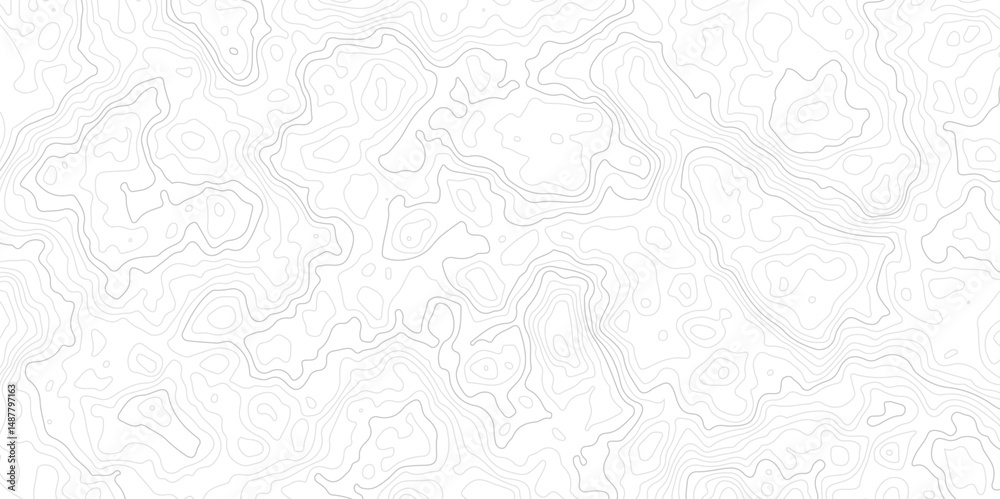 Fototapeta premium Geographic World Topography map&nbsp;grid&nbsp;abstract. Topo map with elevation. Contour map. Abstract topographic contour map on white background concept.