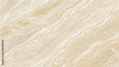 Wallpaper Mural Elegant seamless surface of beige marble with natural swirling veins texture Torontodigital.ca