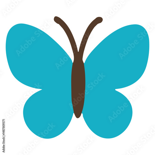 Zoo Butterfly illustration, Colorful Butterfly vector, Colorful Safari Animal Clipart, Animal design sublimation
