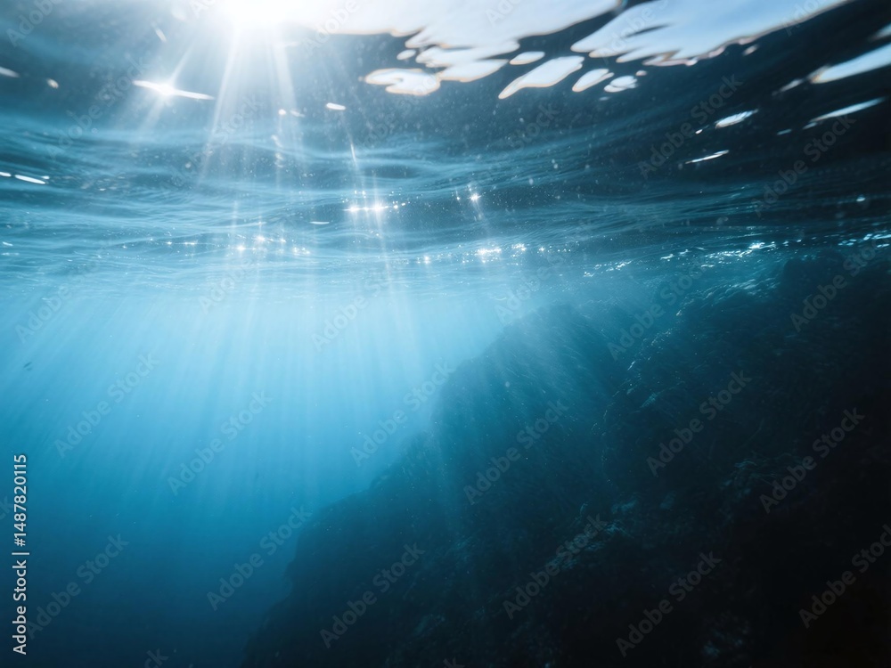 Fototapeta premium underwater world background