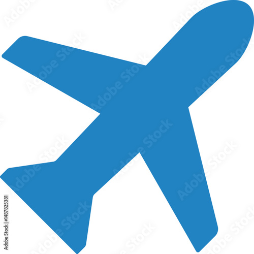 飛行機のアイコンイラスト