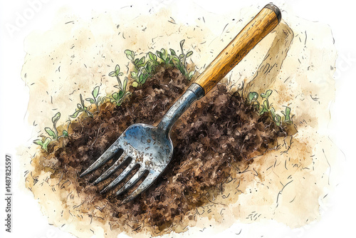 A detailed illustration of ...
