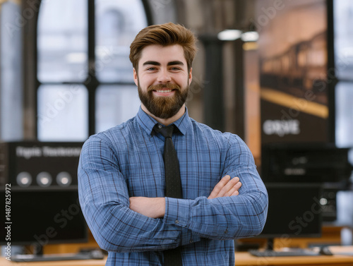 A professional headshot of ...