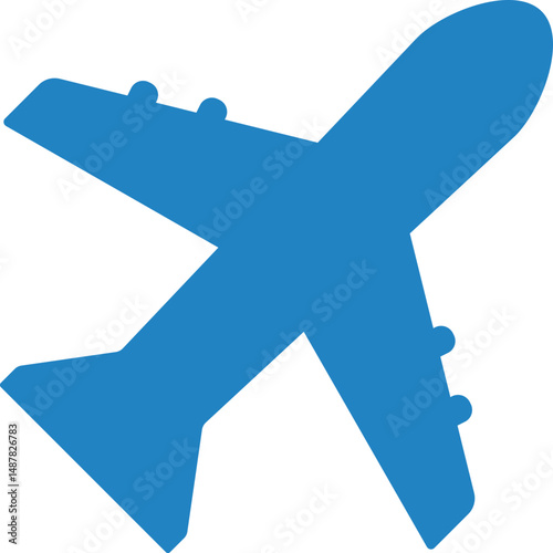 飛行機のアイコンイラスト