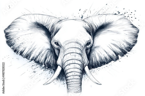 elephant sketch