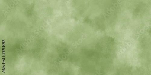 Abstract Watercolor green texture with abstract washes and brush strokes. Brush stroked painting green Watercolor paper texture. light blue sky with white background and blurred pattern.