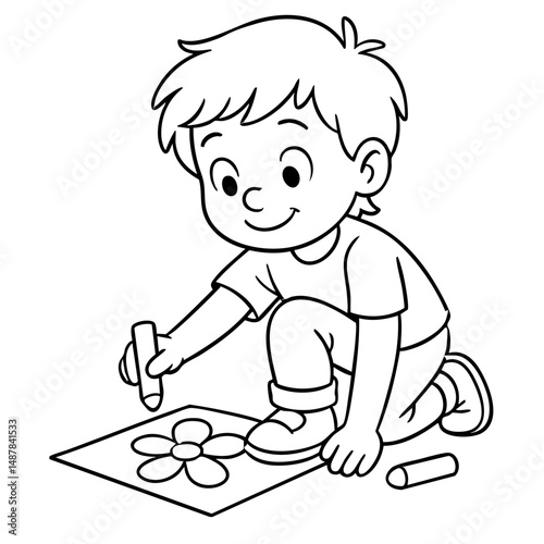 Sidewalk chalk art fun activities for kids 