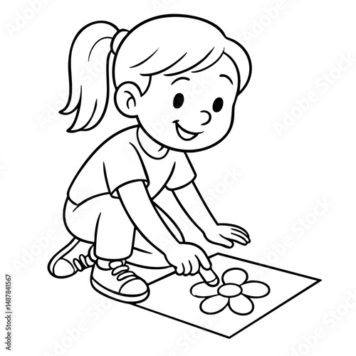 Sidewalk chalk art fun activities for kids 