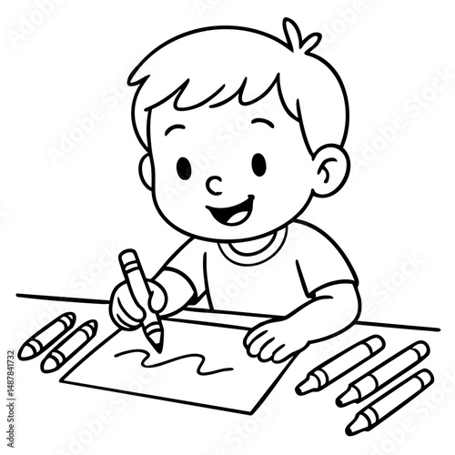 fun activities for kids coloring with crayons and markers