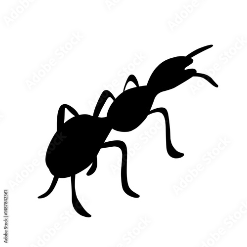 Ant Vector silhouette