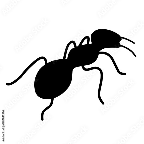 Ant Vector silhouette