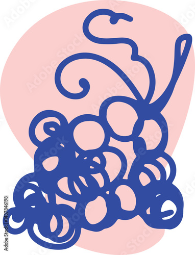 Winemaking. The process of making wine. Drawing, engraving, ink, line art, vector	
