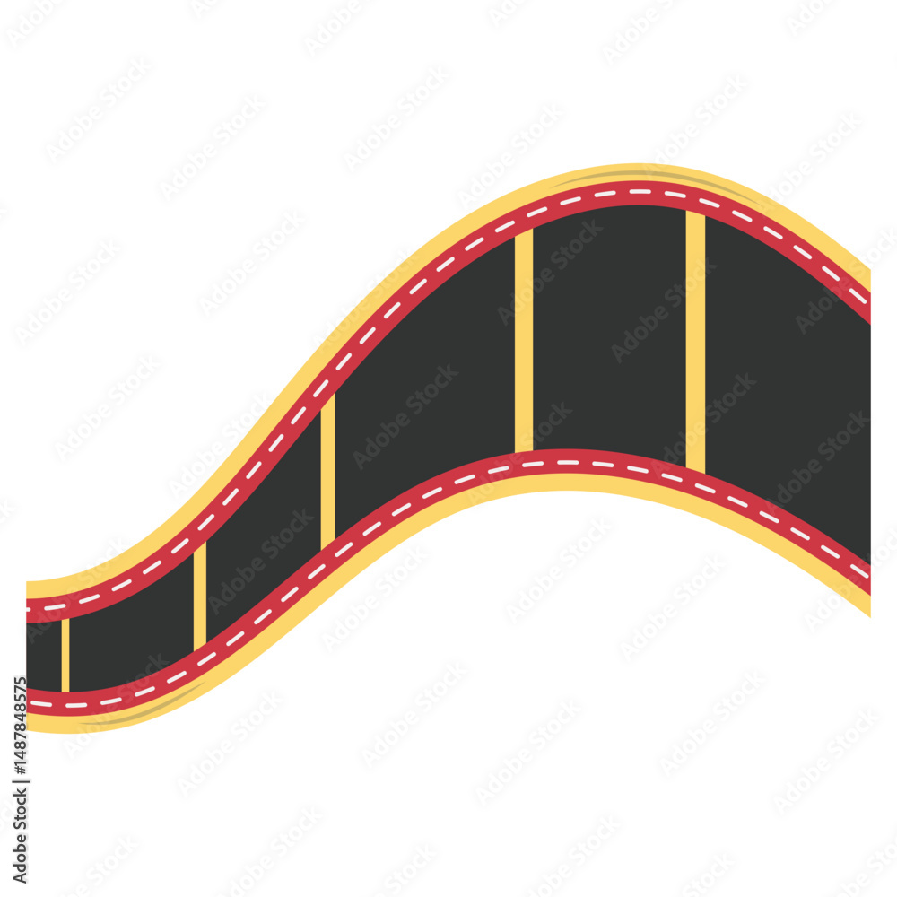 Naklejka premium Movie Element Illustration