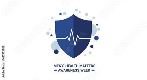International men's health day vector art.
