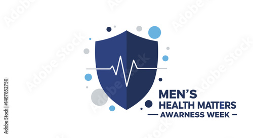 International men's health day vector art.