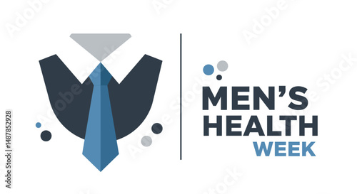 International men's health day vector art.