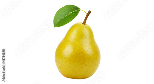 Fresh Pear Fruit Unique PNG image with transparent background Top View