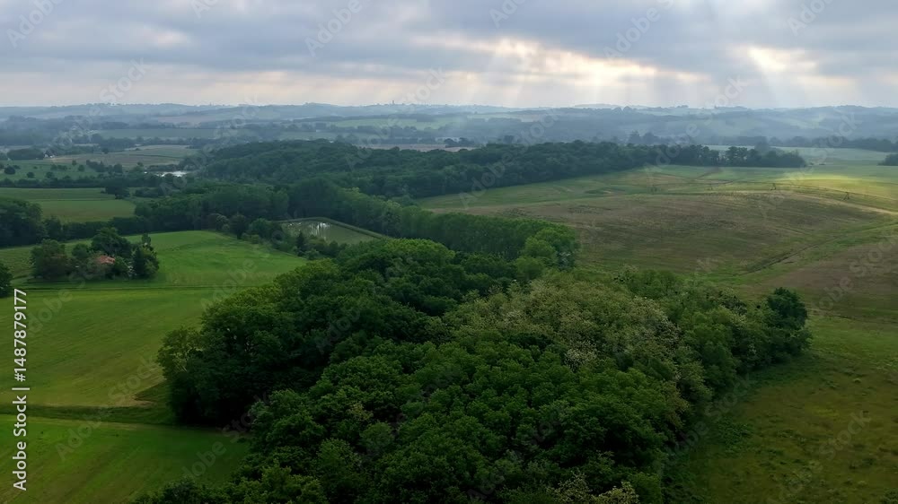 Timelapse et rayons du soleil Timelapse et rayons du soleil