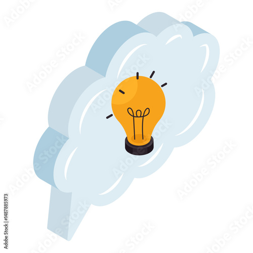 Perfect design icon of creative idea 