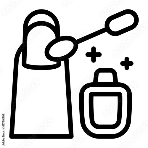 This Nail polish icon is suitable for Beauty Salon, Spa, Barber Shop, etc