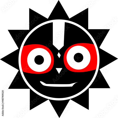 Indian Festival jagannath  Rath Yatra Hindi Calligraphy