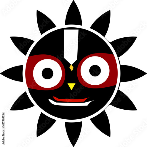 Indian Festival jagannath  Rath Yatra Hindi Calligraphy