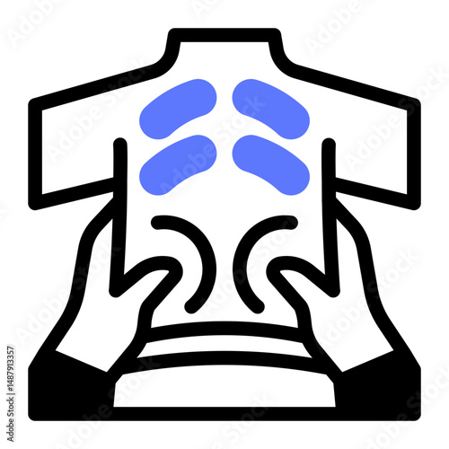 This Massage icon is suitable for Beauty Salon, Spa, Barber Shop, etc