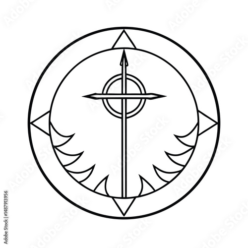 Leviathan Cross Collapsing Into Rune Circle