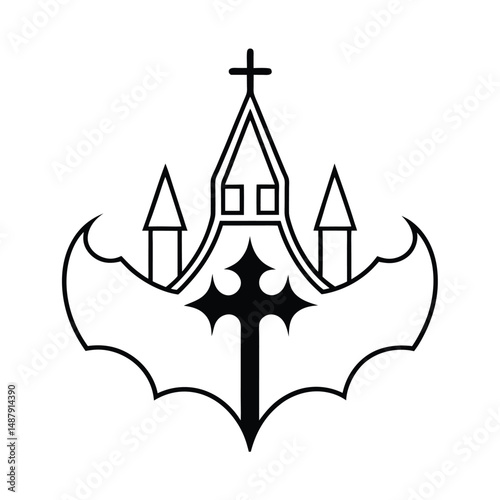 Leviathan Cross Echoing In Cathedral Of Whispers