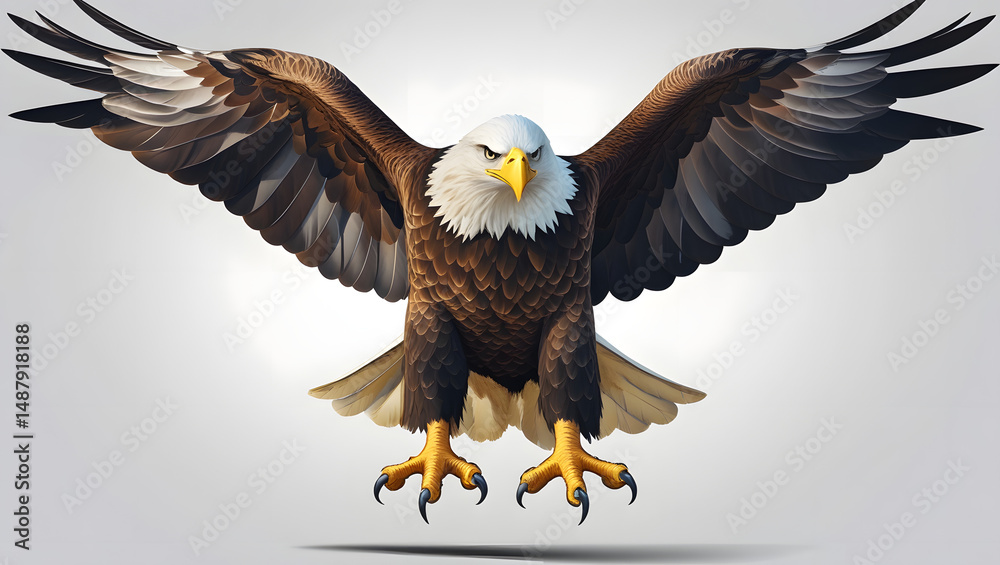 Fototapeta premium Majestic Guardian of the Skies