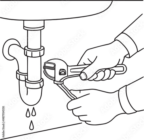 Fixing leaks under the sink