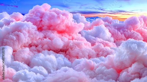 Pink Clouds in Sky