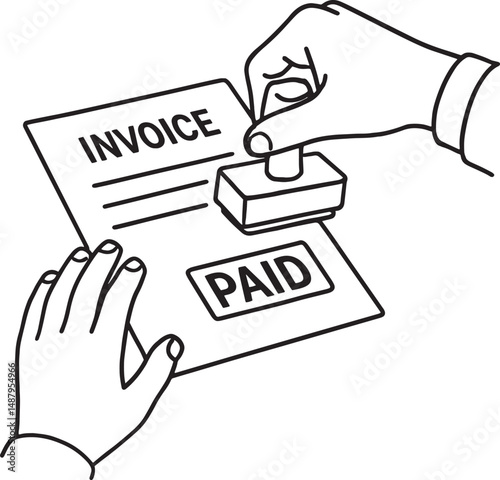 Stamping an invoice as Paid