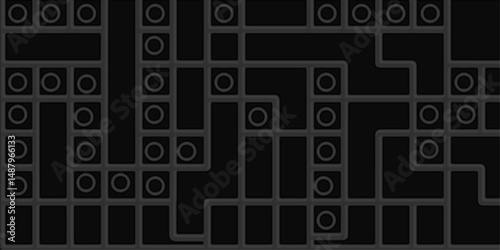 abstract design  gray lines creating a complex maze like structure on a light gray surface, enhanced by subtle shadows giving depth to the image minimalist line background.