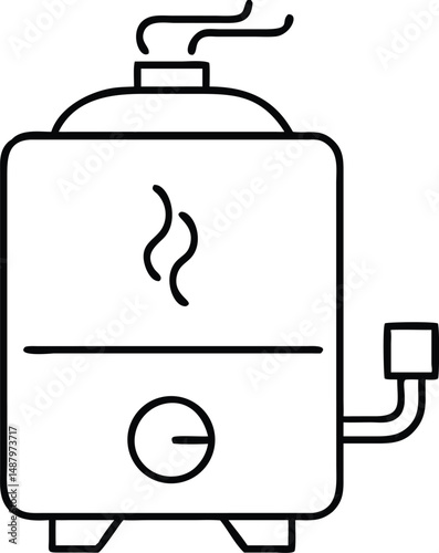 illustration of a coffee grinder