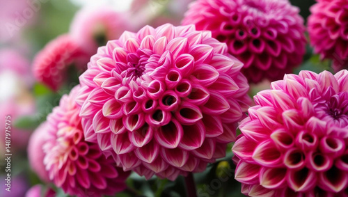 pink dahlia flower